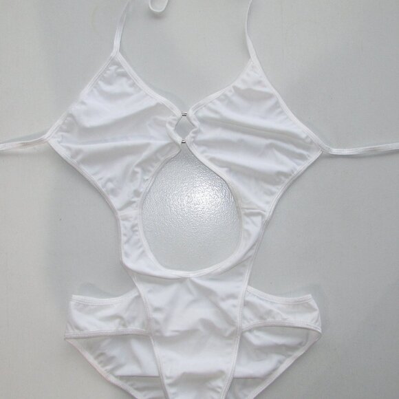 White O-Ring 1 Pc Monokini - NEW - Picture 10 of 11
